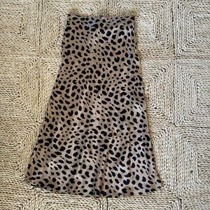 Realisation Par the Naomi Leopard Print Tan Skirt small 2 4